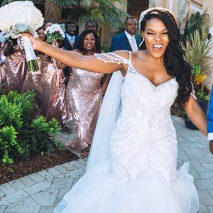 Maggie Sottero Spring Trumpet Wedding Dress